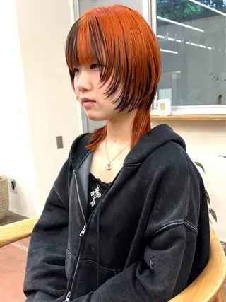 ショート カラー 矢場町/栄/上前津/ 佐藤祐希のヘアスタイル
