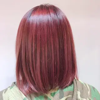 ミディアム カラー moon  ticobrae所属・こくしょう れいかのヘアスタイル