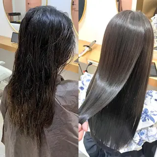 ロング 縮毛矯正/髪質改善 中村吉孝のヘアスタイル