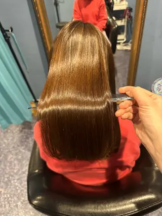 ロング カラー パーマ 髪屋HeadspaBeauty所属・杉木 真理のヘアスタイル