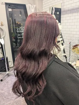 カラー 多田 遥香のヘアスタイル