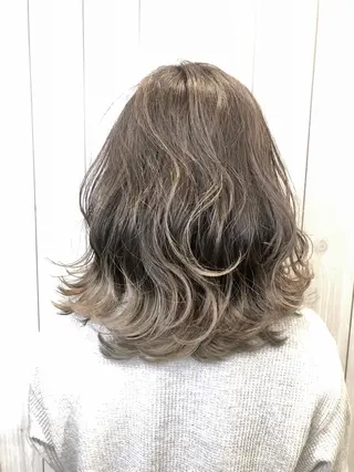 ミディアム カラー ヘアアレンジ 三川 洋樹のヘアスタイル