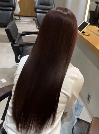 カラー ユイ🎀透明感カラー 耳つぼジュエリーのヘアスタイル