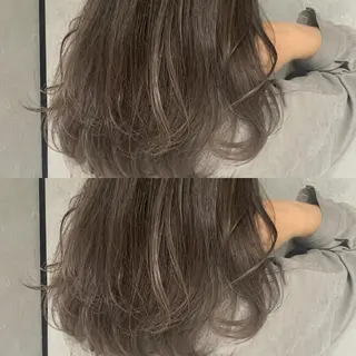 セミロング カラー ヘアアレンジ 岡崎勇人/レイヤー/ 韓国/ケラチンTRのヘアスタイル