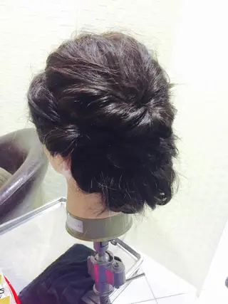 ミディアム セミロング ヘアアレンジ 韓国ヘア✨グレージュ カラーasamiのヘアスタイル