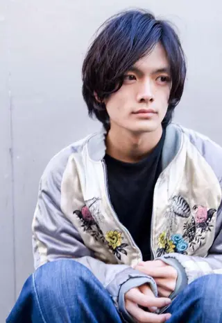 ミディアム カラー パーマ メンズ Steelo  渋谷所属・✴︎赤み除去カラー daichi✴︎のヘアスタイル