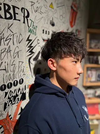 パーマ SON＆MARLEY'S BAR BER所属・江口 沙良のヘアスタイル