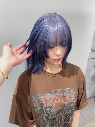 カラー VEGA天神 ブリーチのヘアスタイル