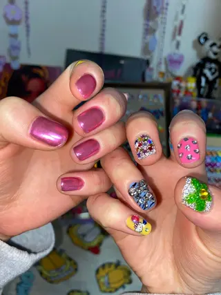 ネイル 福の爪 🍒福山千晴のネイルデザイン