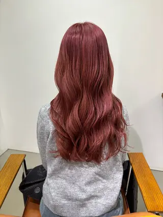 ロング カラー mirai/ブリーチ ダブルカラーのヘアスタイル