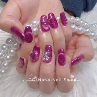 ネイル 💎CC・NaNa 韓国風ネイル🌙Cのネイルデザイン