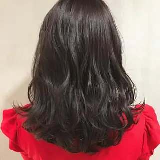 ミディアム カラー 田邉 真之助のヘアスタイル