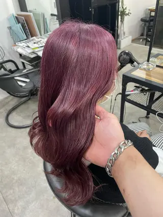 ロング カラー パーマ ヘアアレンジ メンズ キッズ ネイル マツエク・マツパ アイブロウ eir心斎橋店所属・エビスザキレン／メン ズ／心斎橋🌳のヘアスタイル