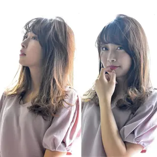 ミディアム ハイトーン💫 エクステ💫maiのヘアスタイル