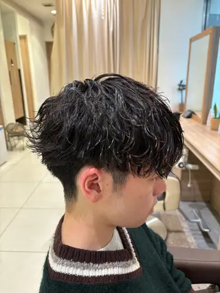パーマ メンズ 波巻き･カルマ パーマ特化/aoiのヘアスタイル
