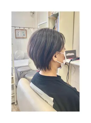 ショート ヘアー    アンド  フェイス  Lien所属・橋口 千裕のヘアスタイル