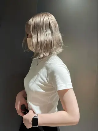 ミディアム Kvell&Co. YUSUKEのヘアスタイル