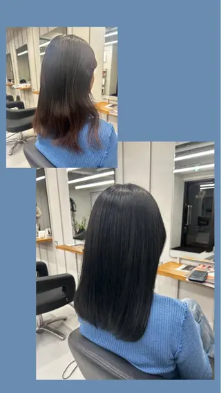 セミロング BARBES TOKYO SOUTH所属・🤎💇🏻‍♀️✨ /万尋　マヒロのヘアスタイル