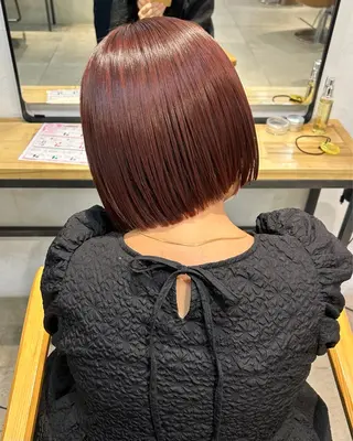 ショート カラー じゅわっと暖色カラー 🍊Moemiのヘアスタイル