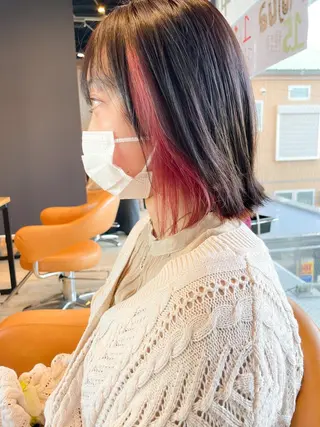 ショート カラー 髪質改善/ブリーチ 田代 龍我のヘアスタイル