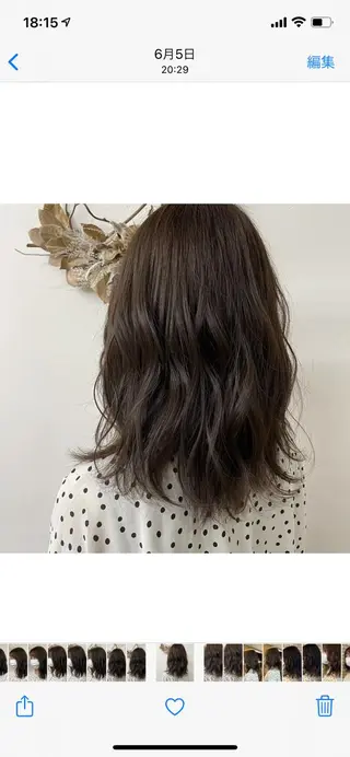 ミディアム カラー 麻生 nico… ayakaのマツエク・マツパデザイン