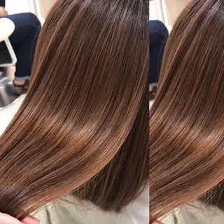 ロング パーマ Ash 山田 勇太のヘアスタイル