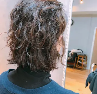 ミディアム カラー パーマ TACCA所属・伊藤 佳代子のヘアスタイル