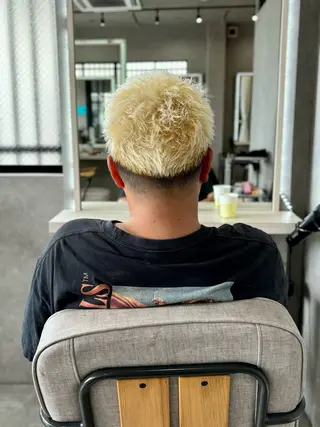 ショート カラー メンズ 長谷川 湧のヘアスタイル