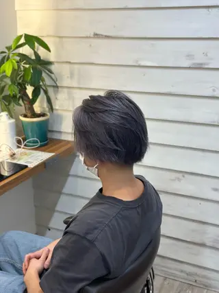 ショート カラー メンズ 下島 優人のヘアスタイル