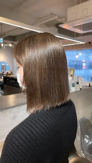 カラー 🎀暖色カラー 西川芽依🎀のヘアスタイル