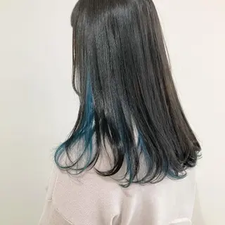 ミディアム カラー お洒落パーマ/ 艶カラー/michiのヘアスタイル