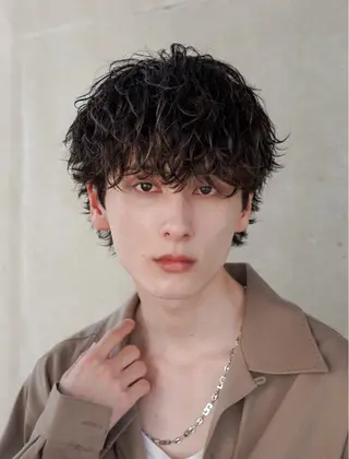 ショート パーマ メンズ 11.12月限定割引 fifth前比嘉💥のヘアスタイル