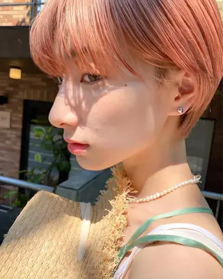 ショート カラー レイヤー/パーマ /ウルフ/nabeのヘアスタイル