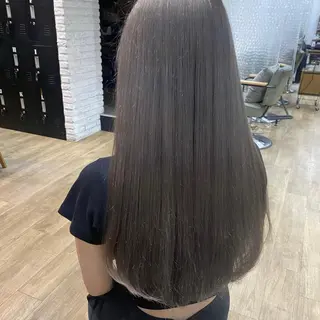 ロング カラー ヘアアレンジ あおい 🍒暖色カラーのヘアスタイル