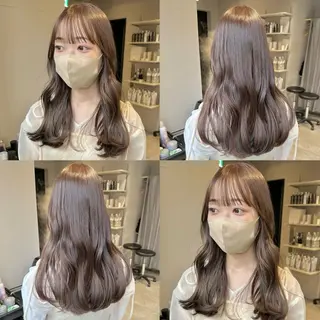 ロング カラー KURO/韓国ヘア /レイヤーカットのヘアスタイル