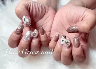 セミロング HazeGrass NAILのネイルデザイン