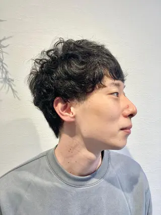 ショート パーマ メンズ メンズ特化💥荻窪 No.1柴田憲秀のヘアスタイル