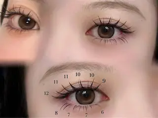 マツエク・マツパ ◽️NEVA- eyelash◾️のマツエク・マツパデザイン