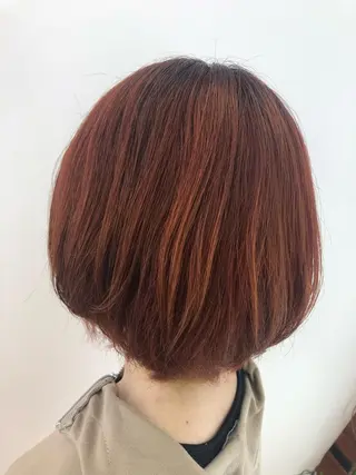 ショート カラー 茅ヶ崎/ハイライト/ ハイトーン/関口実華のヘアスタイル