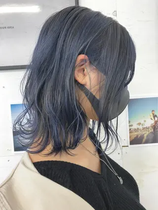 カラー ダメージレスブリーチ /艶髪/横須賀智也のヘアスタイル