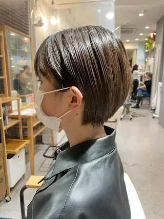 ショート 🌈ショートボブ⚪︎ 暖色🌈村山武史のヘアスタイル