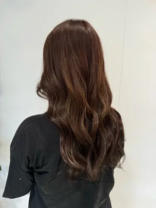 ロング カラー 村田 奈月のヘアスタイル