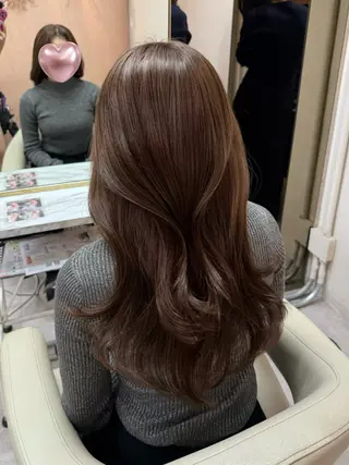 ロング カラー ♡韓国/レイヤー カット/Ayana♡のヘアスタイル