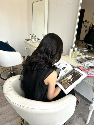 カラー 小川 鈴佳のヘアスタイル