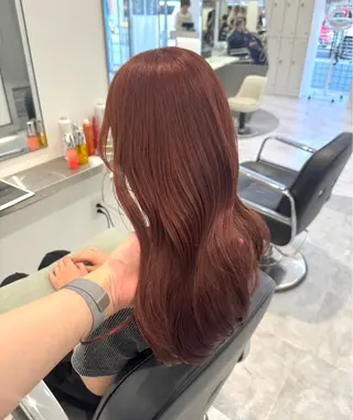 ロング カラー ParveMix🍀 藤原愛未のヘアスタイル