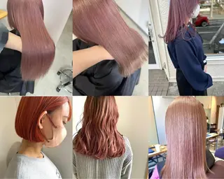 セミロング miri.. 久留米ブリーチのヘアスタイル