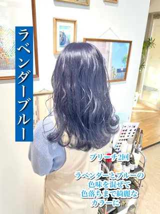 ロング カラー 艶髪カラー 渡辺岳也のヘアスタイル