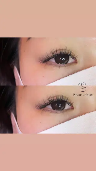 マツエク・マツパ sour　un 🫧 𝗺𝗮𝘆𝘂のマツエク・マツパデザイン