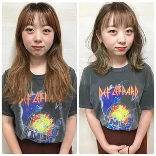 ミディアム カラー Elsa エルサのヘアスタイル