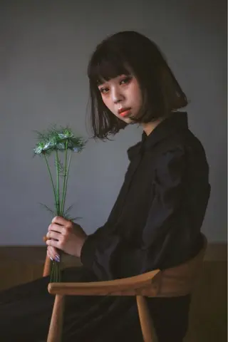 ミディアム カラー 永田 崇のヘアスタイル